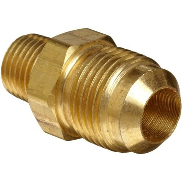 Tee 3/8 Flare x 3/8 Flare x 3/8 Male Pipe Anderson Metals Brass Tube Fitting Tee 3/8 Flare x 3/8 Flare x 3/8 Male Pipe Anderson Metals Brass Tube Fitting